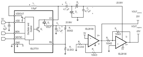 Standard application circuit Standard application circuit (click to enlarge)